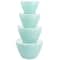 Martha Stewart Turquoise Plastic Bowl Set with Lids